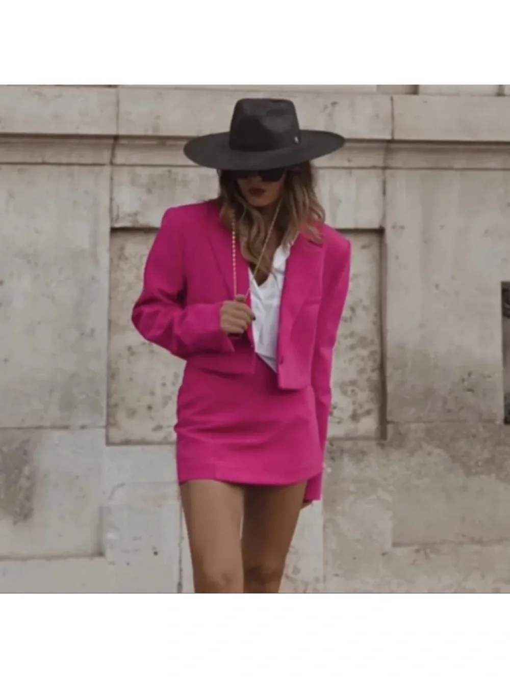 Zara cropped blazer